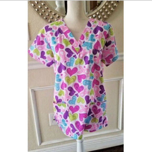 Nurse Scrub Top Size S - Picture 2 of 5
